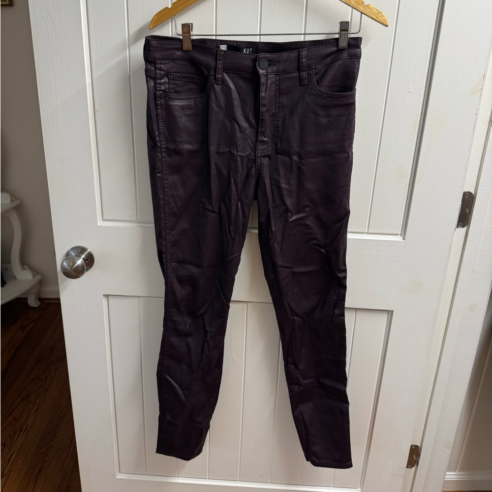 Kut from the Kloth Women's Dark Purple Skinny Jeans